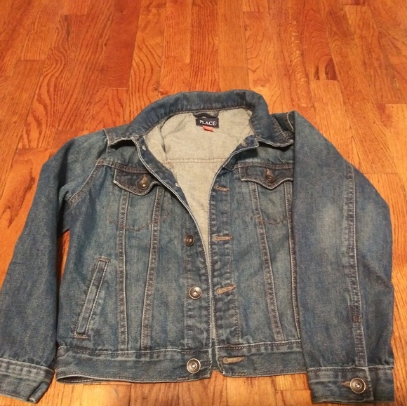 Childrens Place Boys jean Jacket size M7/8 - Picture 6 of 8